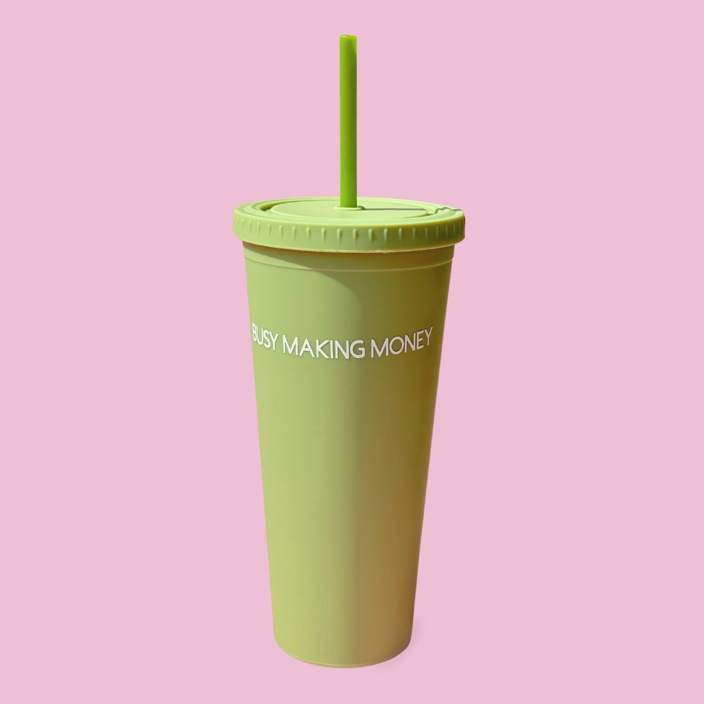 Busy Making Money Green Tumbler