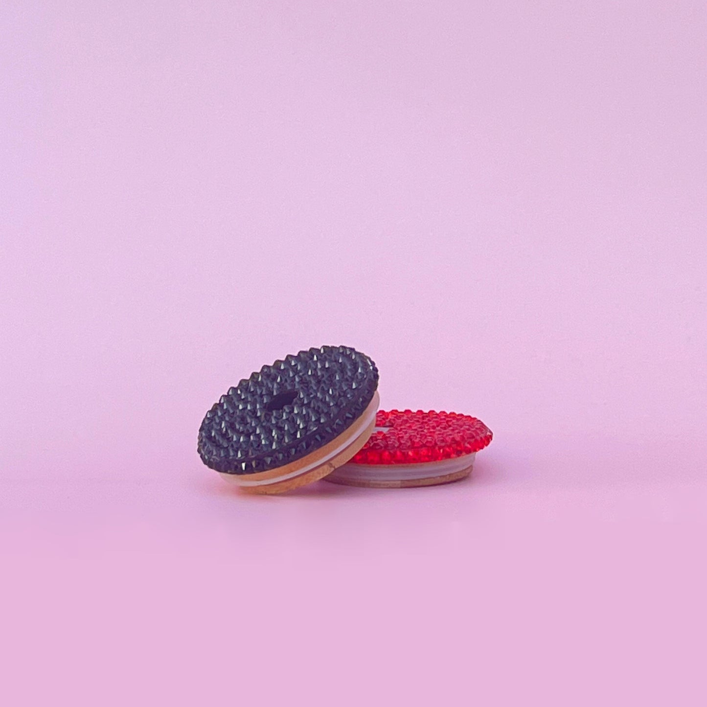 Rhinestone Bamboo Lid