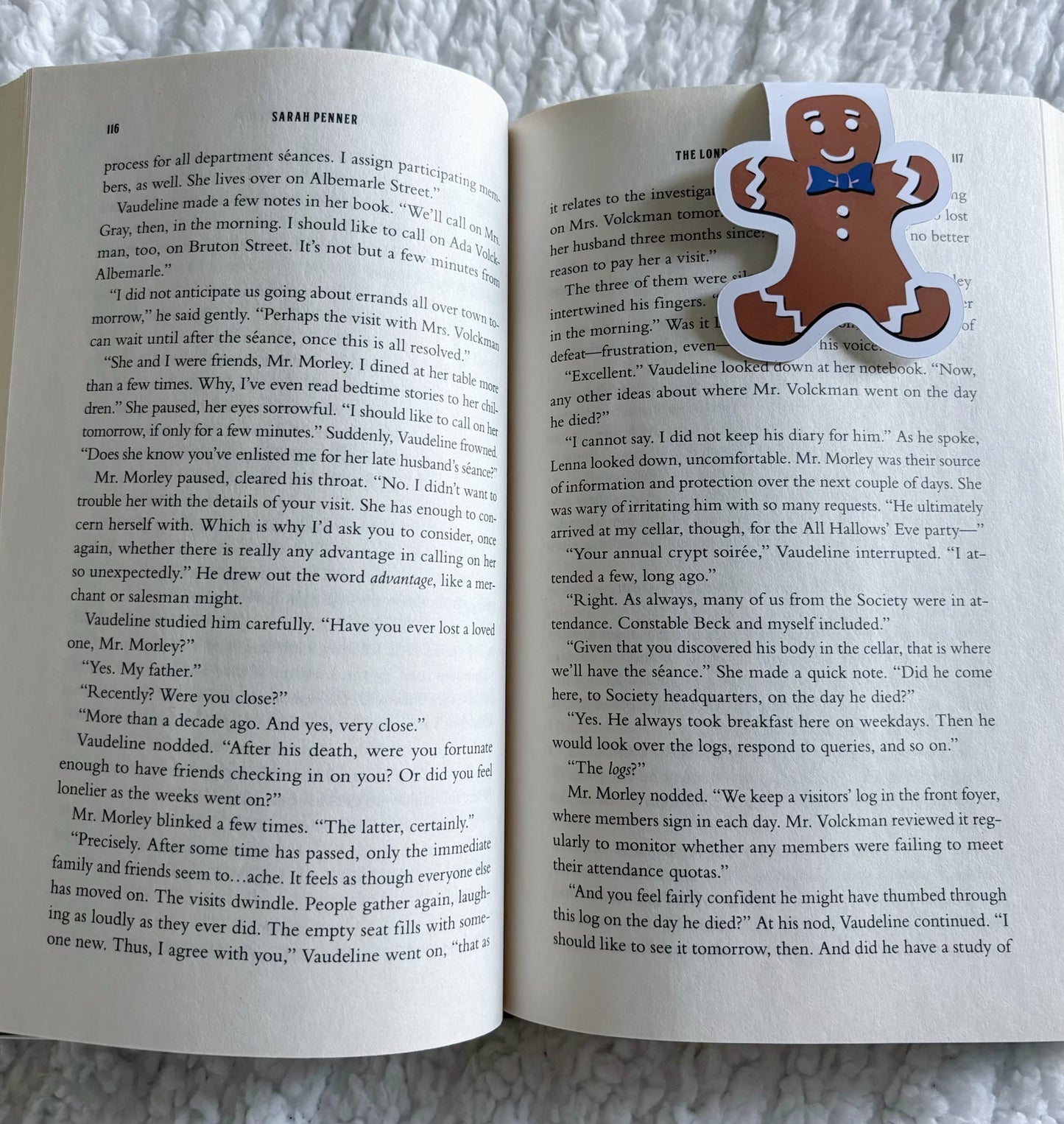 Gingerbread Magnetic Bookmark