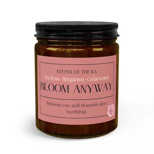 BLOOM ANYWAY | Rose, Bergamot & Cedarwood Luxury Candle Kit