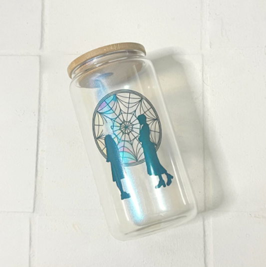 Enid & Wednesday Paradox Iridescent Glass Can